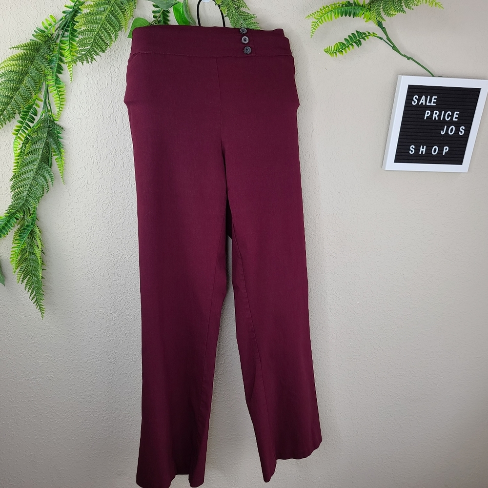 Joe Benbasset Burgundy Straight leg Pants